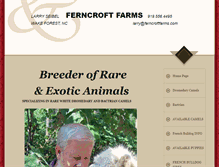Tablet Screenshot of ferncroftfarms.com